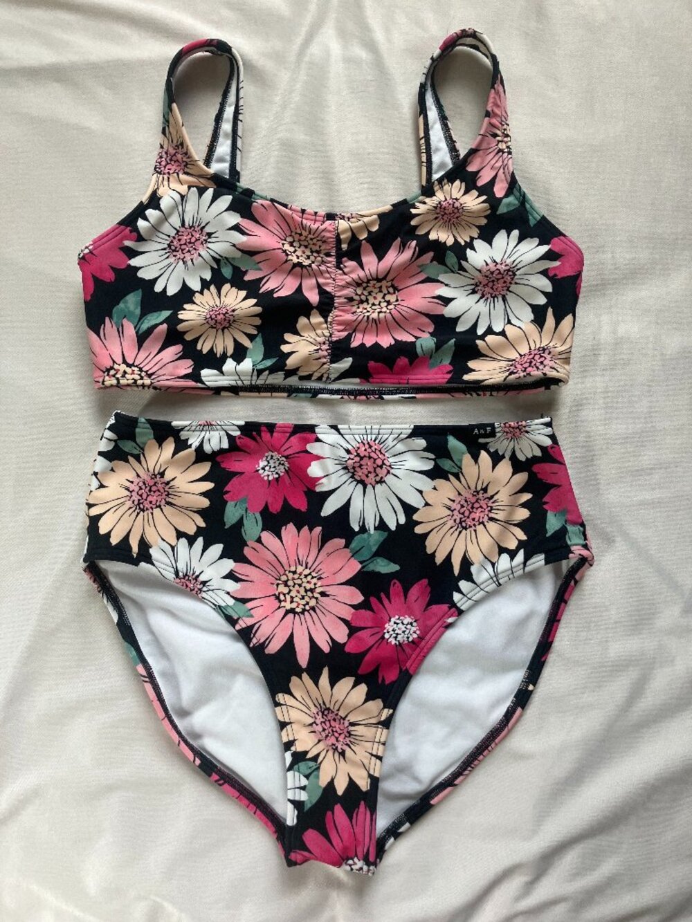 Abercrombie floral bikini girls size 13/14
